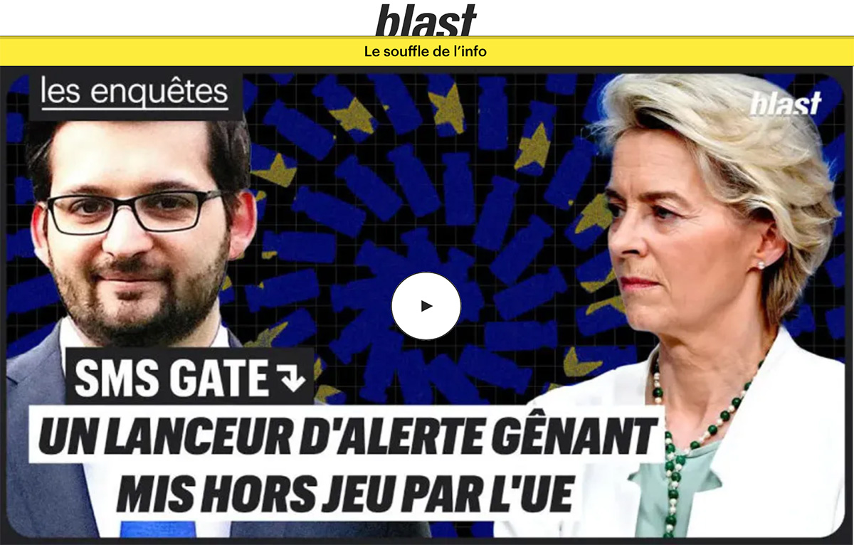 Frédéric Baldan face à Ursula von der Leyen